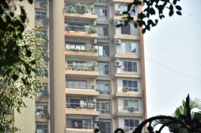 Visuals outside late legendary actress Sridevi's residence Visuals outside late legendary actress Sridevi's residence