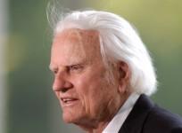 Evangelist Graham speaks at the dedication of the Billy Graham Library in Charlotte