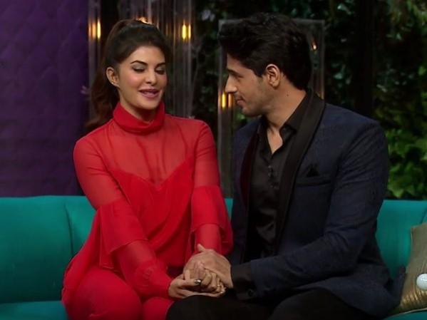 Sidharth Malhotra, Jacqueline Fernandez on Koffee With Karan Sidharth Malhotra, Jacqueline Fernandez on Koffee With Karan