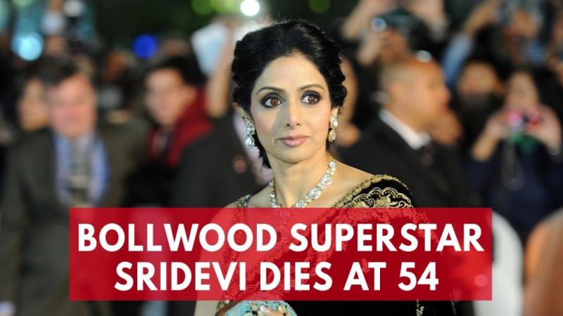 Bollowoods first female superstar Sridevi Kapoor dies at 54