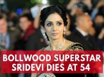 Bollowoods first female superstar Sridevi Kapoor dies at 54
