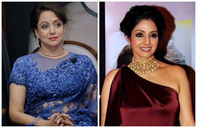Hema Malini and Sridevi Hema Malini and Sridevi