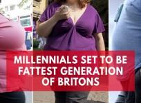 Millennials set to be fattest generation of Britons
