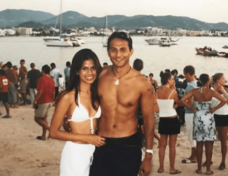 Nikhil and wife Pearl Nikhil Chinapa