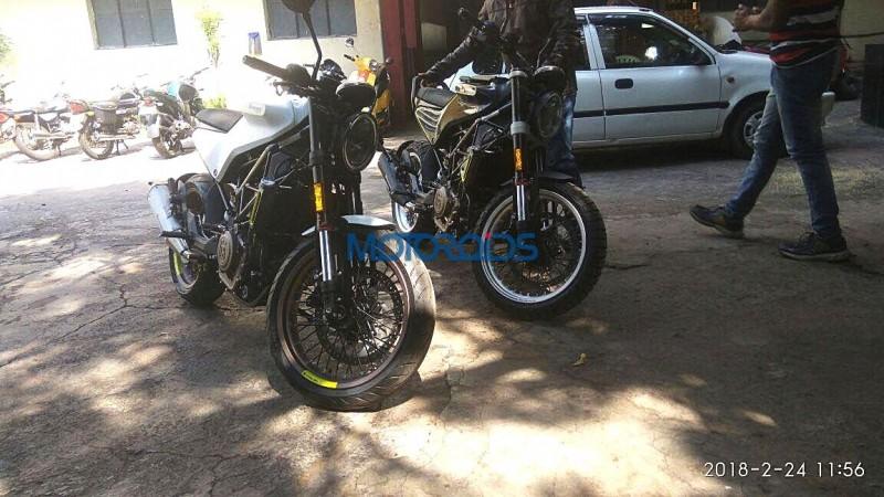 The Vitpilen is a neo-café racer while the latter is a scrambler. Husqvarna Vitpilen 401, Svartpilen 401