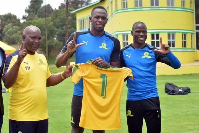 Usain Bolt had trained with Mamelodi Sundowns in January during his visit to South Africa. Usain Bolt