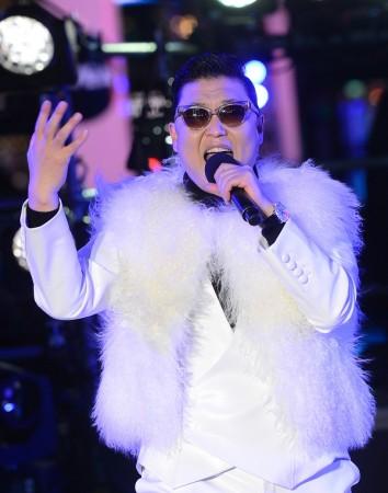South Korean singer PSY performs during New Year's Eve celebrations in Times Square in New York South Korean singer PSY