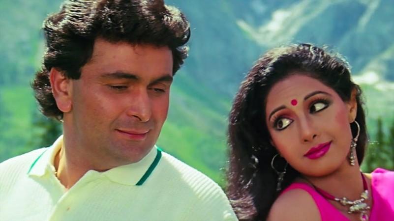 Sridevi and Rishi Kapoor Sridevi and Rishi Kapoor
