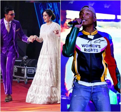 Ranveer Singh with Sridevi and Pharrell Williams Ranveer Singh