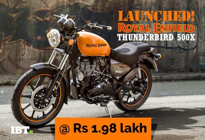 The new Thunderbird X is available in 350cc and 500cc variants. Royal Enfield Thunderbird 500X