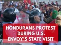 Tear gas flies in Honduras as protests erupt during Nikki Haleys visit