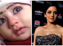 Video of a baby going viral due to her resemblance with Sridevi