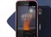 Nokia 1 handset showing front and back view