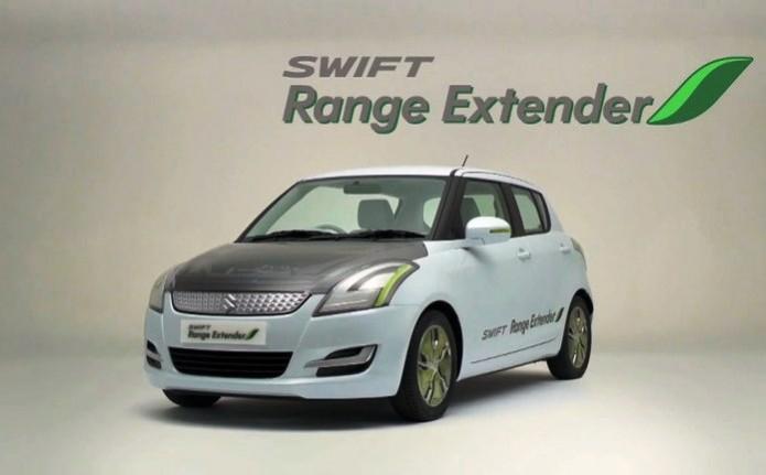 Suzuki Swift Range Extender version was unveiled at the Tokyo Motor Show 2011. Suzuki Swift Range Extender version