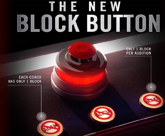 Block button on The Voice Block button on The Voice