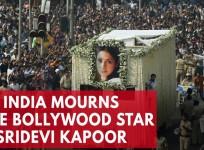 Thousands in India mourn late Bollywood star Sridevi Kapoor