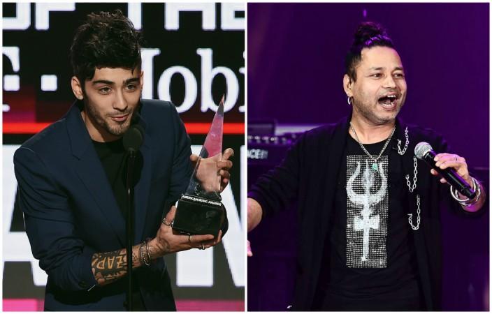 Zayn Malik (L) and Kailash Kher (R).
