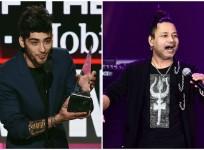 Zayn Malik (L) and Kailash Kher (R).