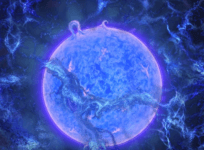 Artist's illustration of what the cosmic dawn must have looked like.
