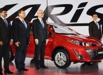 Toyota Yaris sedan, Toyota Yaris launch