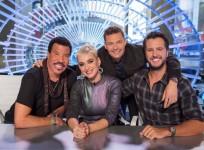 Lionel Richie, Katy Perry, Ryan Seacrest and Luke Bryan seen in American Idol page