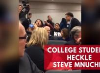 College students heckle Steve Mnuchin