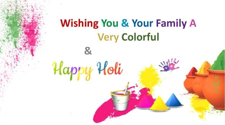 Happy Holi 2018 greetings