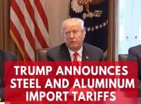 President Trump announces tariffs on steel and aluminum imports