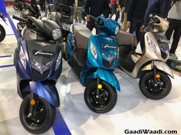 2018 Yamaha Fascino was unveiled at the Auto Expo 2018. 2018 Yamaha Fascino