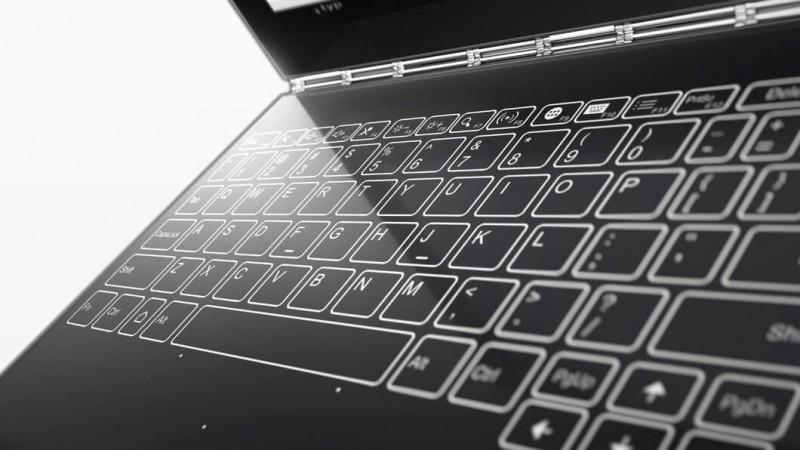 (REPRESENTATIONAL IMAGE) Lenovo Yoga Book touchscreen keyboard Lenovo Yoga Book touchscreen keyboard