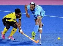 India's Sardar Singh in action against Malaysia during the Sultan Azlan Shah Cup 2016 tournament
