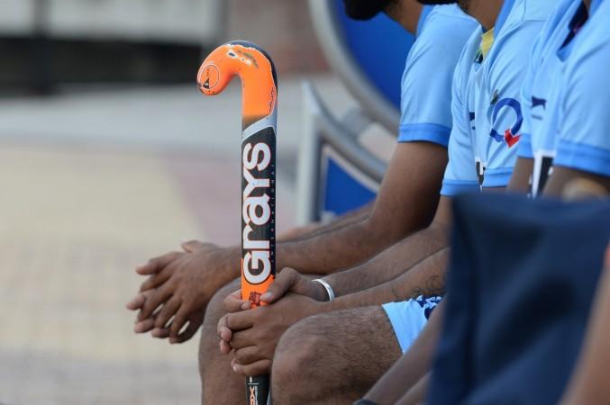 Indian hockey team during a training session Indian hockey team during a training session