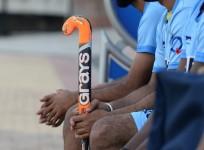 Indian hockey team during a training session