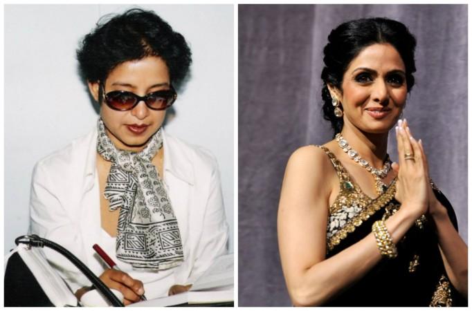 Taslima Nasreen and Sridevi Taslima Nasreen and Sridevi