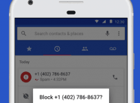 Google call block