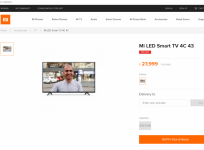 Xiaomi, Mi TV 4C, 43-inch, Smart TV, India, launch, Mi.com