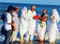 Sridevi's ashes immersed by Boney Kapoor and his daughters