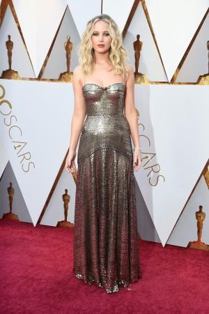 Jennifer Lawrence attends the 90th Annual Academy Awards at Hollywood & Highland Center on March 4, 2018 in Hollywood, California. Jennifer Lawrence attends the 90th Annual Academy Awards at Hollywood & Highland Center on March 4, 2018 in Hollywood, California.
