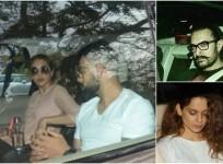 Anushka Sharma, Virat Kohli, Aamir Khan, Kangana Ranaut arrive at Sridevi's residence