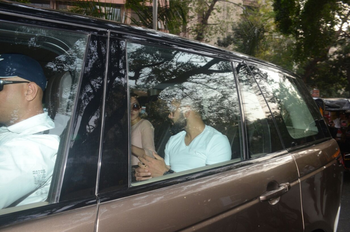 Anushka Sharma, Virat Kohli at Sridevi's residence