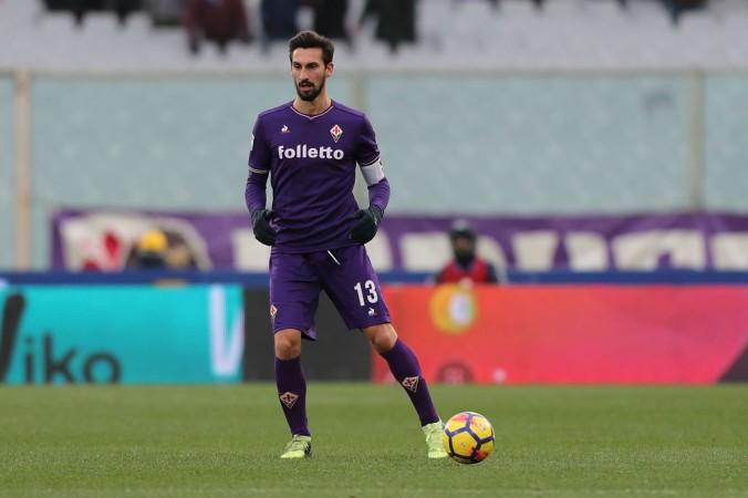 File photo of Fiorentina captain David Astori. David Astori