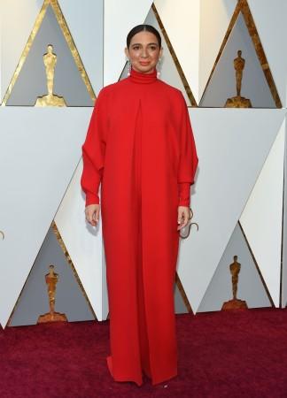 Maya Rudolph arrives for the 90th Annual Academy Awards on March 4, 2018, in Hollywood, California. Maya Rudolph arrives for the 90th Annual Academy Awards on March 4, 2018, in Hollywood, California.