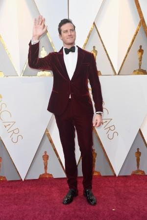Armie Hammer attends the 90th Annual Academy Awards at Hollywood & Highland Center on March 4, 2018 in Hollywood, California. Armie Hammer attends the 90th Annual Academy Awards at Hollywood & Highland Center on March 4, 2018 in Hollywood, California.