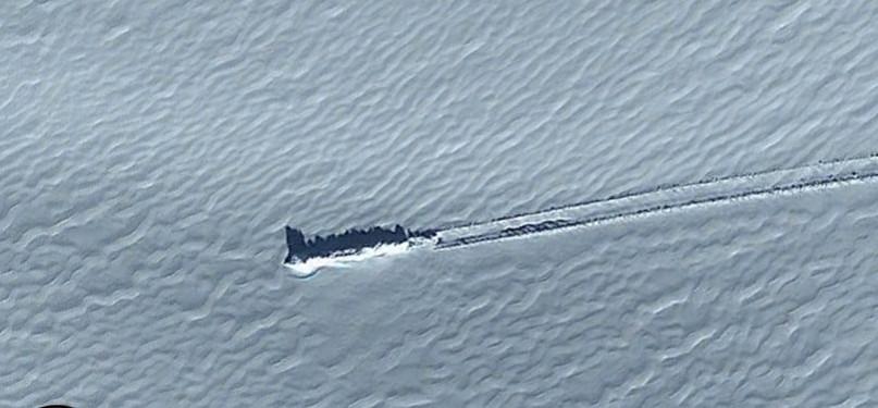 Mysterious object spotted was recently spotted on Google Earth crashed UFO