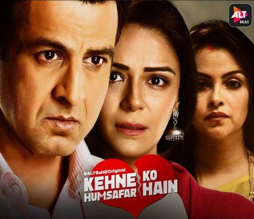 Kehne Ko Humsafar Hai trailer released. In picture, Ronit Roy, Mona Singh and Gurdeep Kohli in Kehne Ko Humsafar Hai poster Kehne Ko Humsafar Hai trailer released