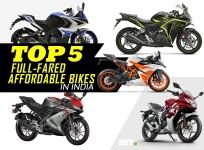 Top 5 affordable full-fared bikes in India