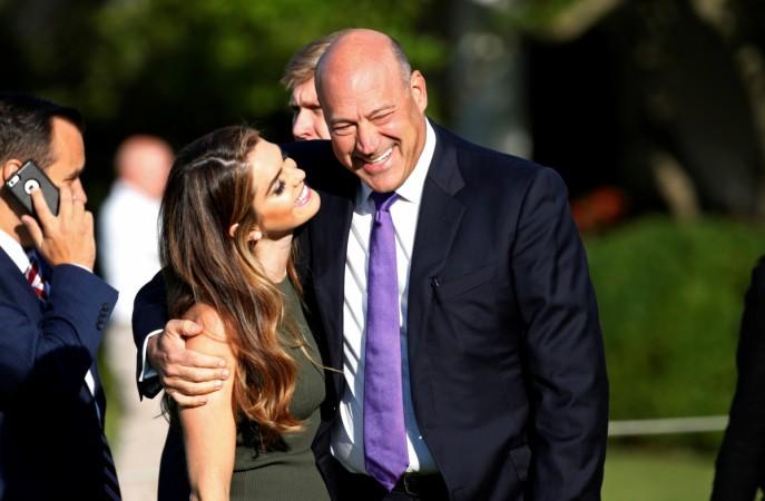 Trump's former communication director Hope Hicks and Trump's former economic adviser Gary Cohn resign from his administration. gary cohn hope hicks