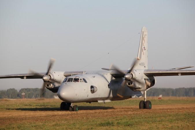 A Russian military transport plane An-26 is seen of the unpaved runway of the Shagol airfield in Chelyabinsk region Russian military plane crashes killing 39