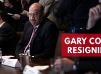 White House Chief Economic Advisor Gary Cohn resigning
