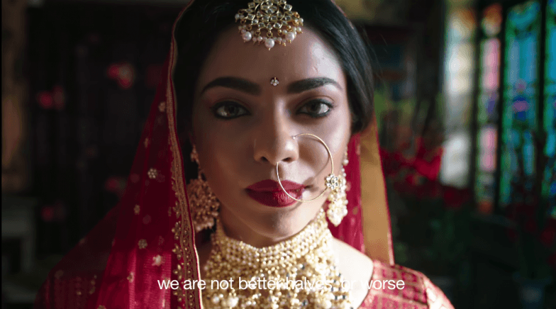 A scene from the United Colors of Benetton #UnitedByHalf campaign in India A scene from the United Colors of Benetton #UnitedByHalf campaign in India